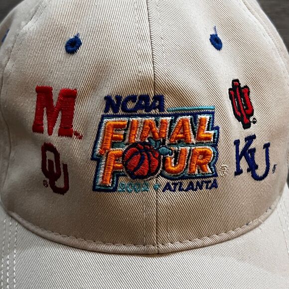 Vintage 2002 NCAA Final Four Basketball Hat Maryland, Kansas, Oklahoma, Indiana - Picture 2 of 9